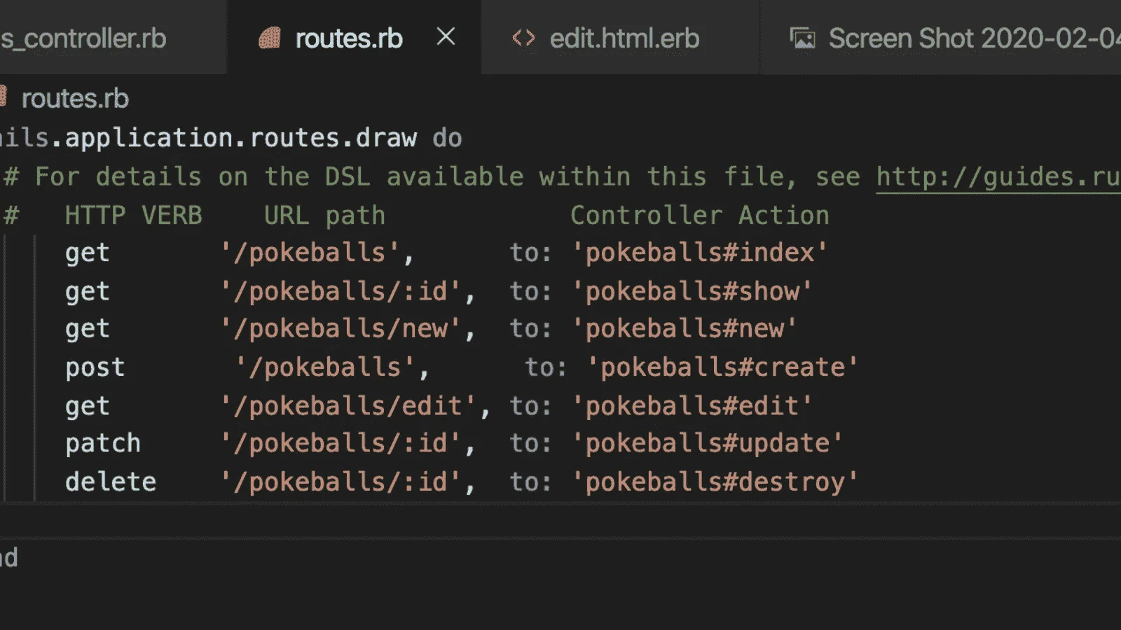 Set-up Routes